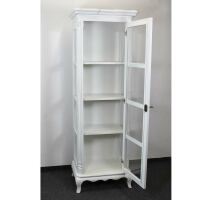Schmale Vitrine Shabby Chic