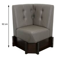 Esszimmer Eckmodul gepolstert Norbert A1 Höhe 92 cm