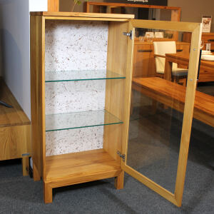 Highboard Kernbuche massiv mit Baumwollputz