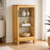 Highboard Kernbuche massiv mit Baumwollputz