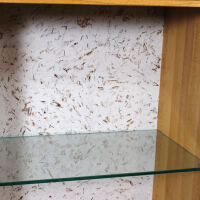 Highboard Kernbuche massiv mit Baumwollputz