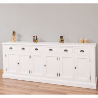 Esszimmer Sideboard Landhausstil altweiß