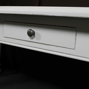 Weißer Shabby Chic Esstisch mit Schubladen