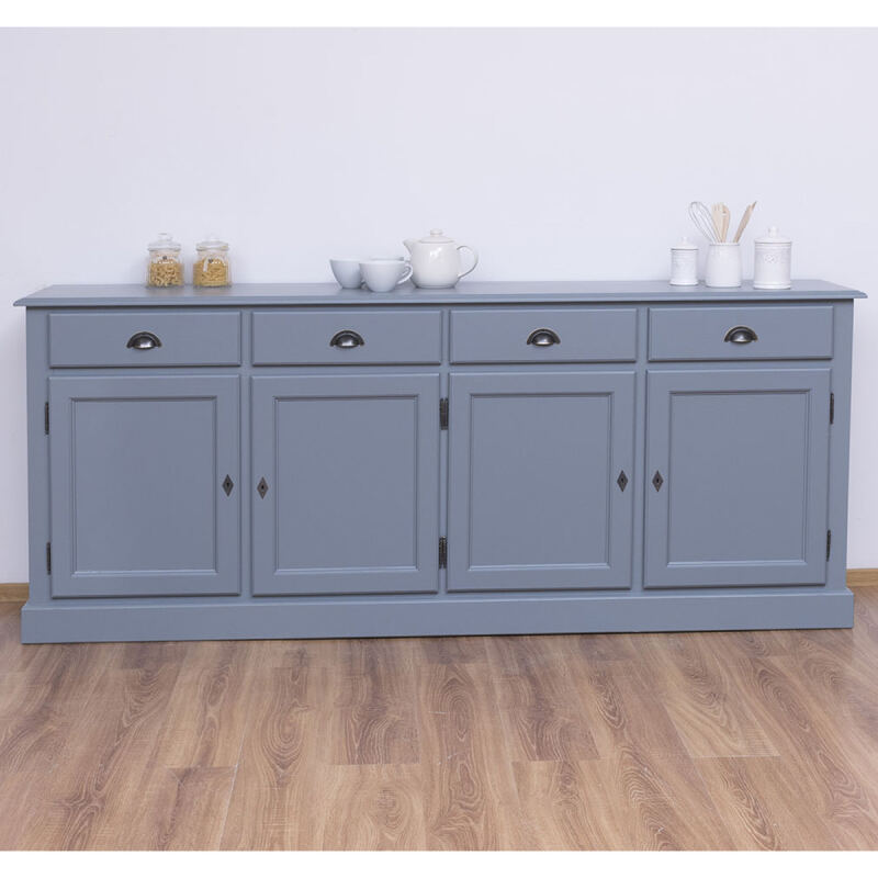 Günstiges Sideboard Landhausstil in fehgrau