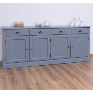 Günstiges Sideboard Landhausstil in fehgrau