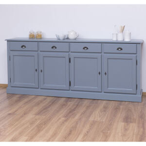 Günstiges Sideboard Landhausstil in fehgrau