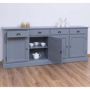 Günstiges Sideboard Landhausstil in fehgrau