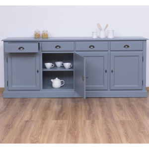 Günstiges Sideboard Landhausstil in fehgrau