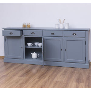 Günstiges Sideboard Landhausstil in fehgrau