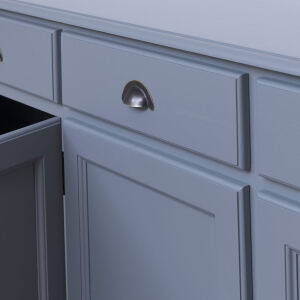Günstiges Sideboard Landhausstil in fehgrau