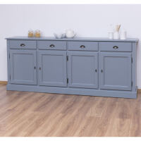 Günstiges Sideboard Landhausstil in fehgrau