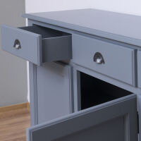 Günstiges Sideboard Landhausstil in fehgrau