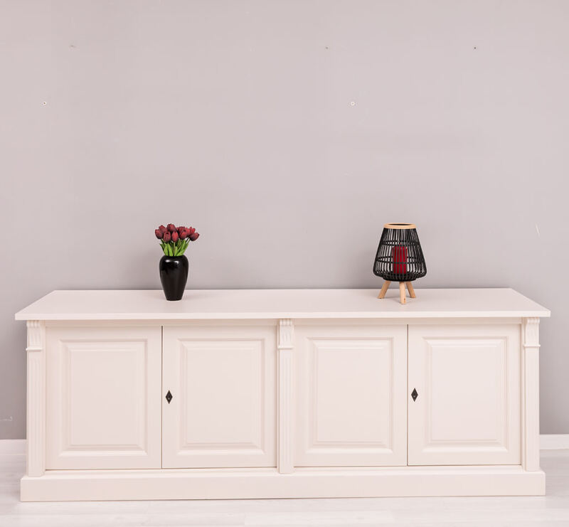 Massives Sideboard in cremeweiß