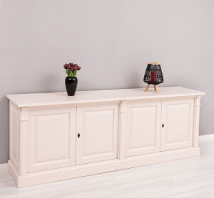 Massives Sideboard in cremeweiß