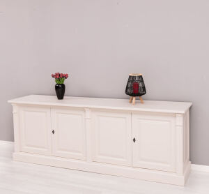 Massives Sideboard in cremeweiß