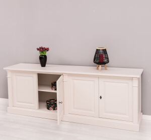 Massives Sideboard in cremeweiß