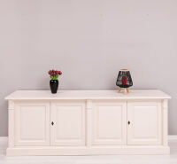 Massives Sideboard in cremeweiß
