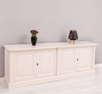 Massives Sideboard in cremeweiß