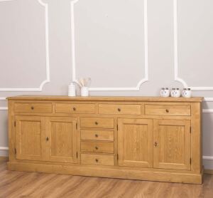 Lange Landhausstil Anrichte hellbraun gewachst