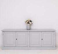 Sideboard Vintage im Shabby Chic look  braun grau