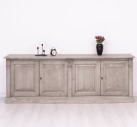Massives Vintage Sideboard in graubraun