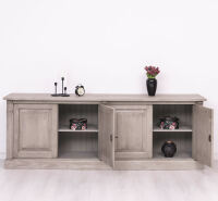 Massives Vintage Sideboard in graubraun