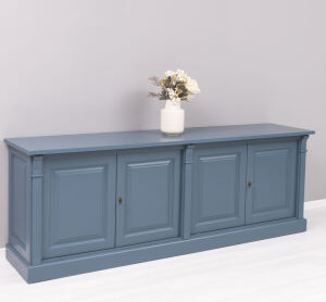 Vintage Sideboard in nachtblau