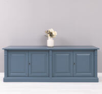 Vintage Sideboard in nachtblau