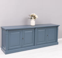 Vintage Sideboard in nachtblau