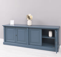 Vintage Sideboard in nachtblau