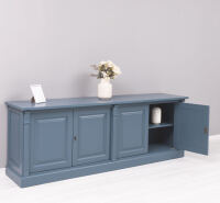Vintage Sideboard in nachtblau