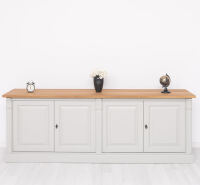 Vintage Sideboard mit Eichenplatte
