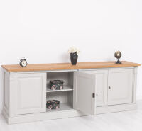 Vintage Sideboard mit Eichenplatte