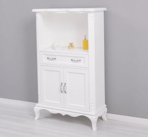 Badezimmer Hochschrank Vintage Design