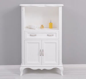 Badezimmer Hochschrank Vintage Design