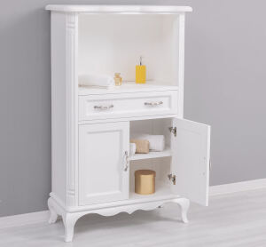 Badezimmer Hochschrank Vintage Design