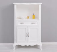 Badezimmer Hochschrank Vintage Design