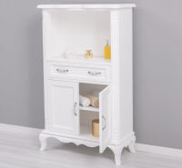 Badezimmer Hochschrank Vintage Design