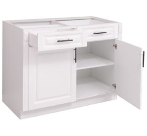 Landhausstil Küchenunterschrank mit zwei Schubladen