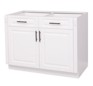 Landhausstil Küchenunterschrank mit zwei Schubladen