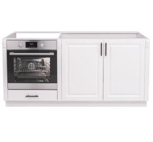 Landhausstil Küchenunterschrank für Backofen und Spüle