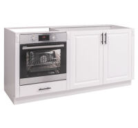 Landhausstil Küchenunterschrank für Backofen und Spüle