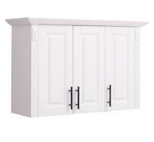 Landhausstil Küchenoberschrank dreitürig - 100 cm
