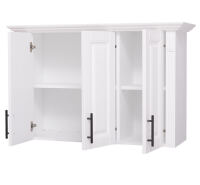 Landhausstil Küchenoberschrank dreitürig - 100 cm