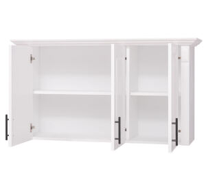 Landhausstil Küchenoberschrank dreitürig - 120 cm