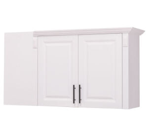 Landhausstil Küchen-Eckoberschrank zweitürig rechts - 123 cm