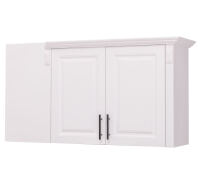 Landhausstil Küchen-Eckoberschrank zweitürig rechts - 123 cm
