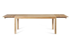 Esstisch LINO LA9 - Ansteckplatten (50 cm) 90 cm Buche hell geölt