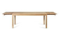 Esstisch LINO LA9 - Ansteckplatten (50 cm) 90 cm Buche hell geölt