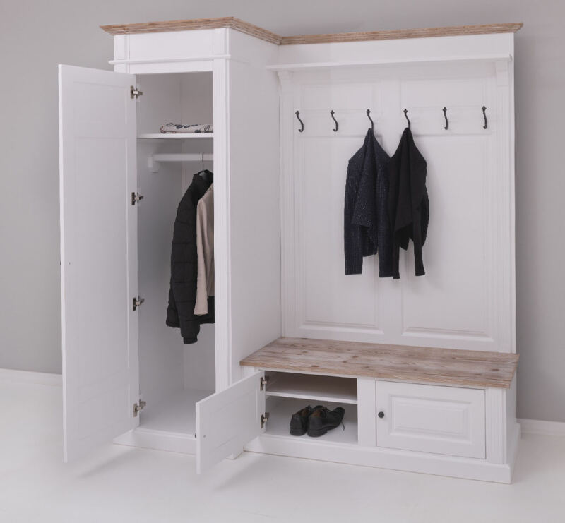 kommode breite 70 cm Sideboard Weiß mit 2 Türen & 2 Schubladen Aktenschrank Tiefe 35 cm Hochkommode